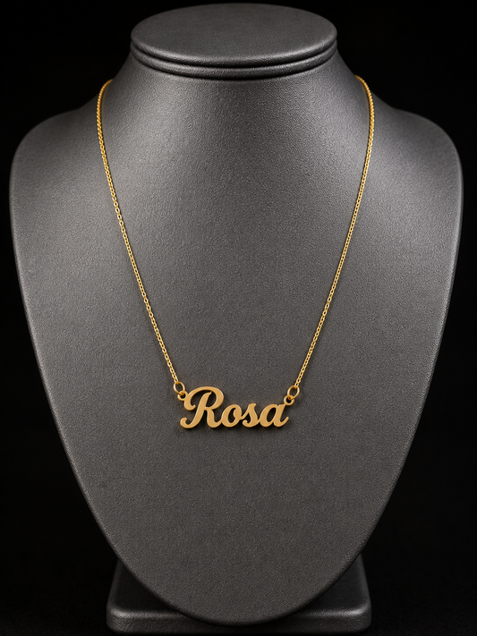 10K Gold Custom Name Necklace